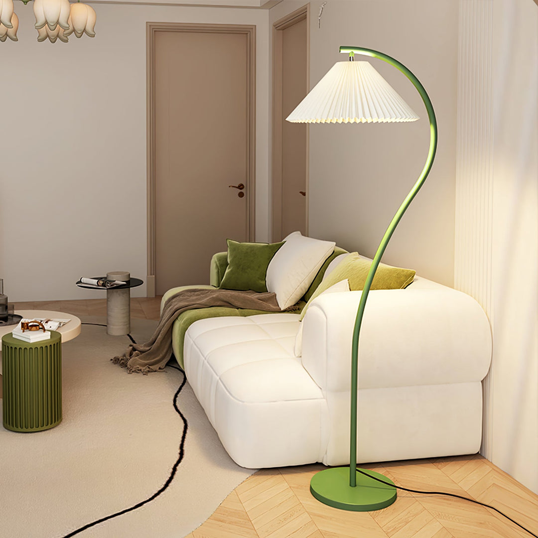 Lampa Podłogowa Crescini z Faldami