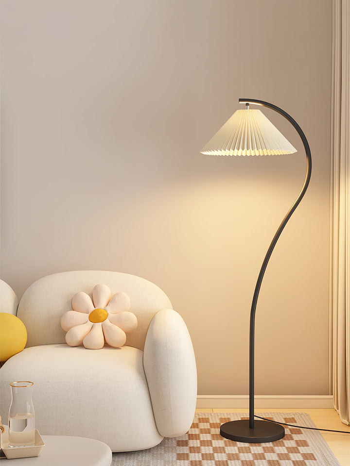 Lampa Podłogowa Crescini z Faldami