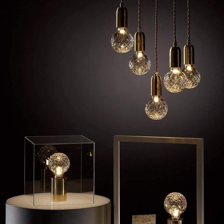 Lampa wisząca LED z kryształową żarówką