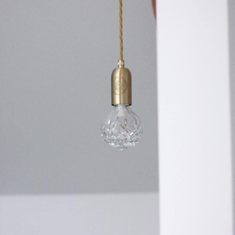 Lampa wisząca LED z kryształową żarówką