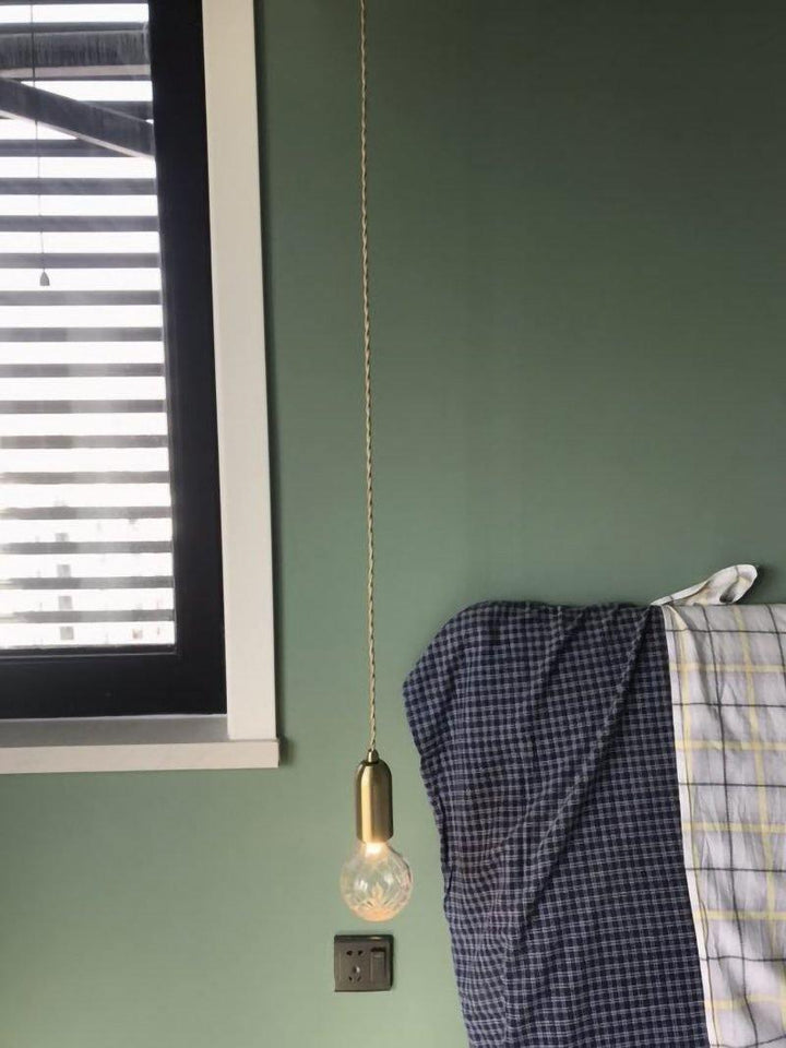 Lampa wisząca LED z kryształową żarówką
