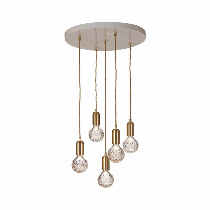 Lampa wisząca LED z kryształową żarówką