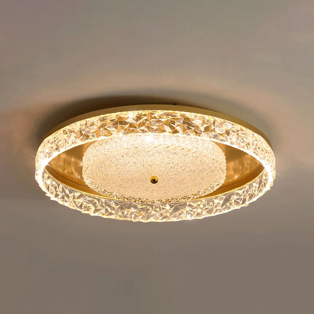 Lampa sufitowa z kryształem