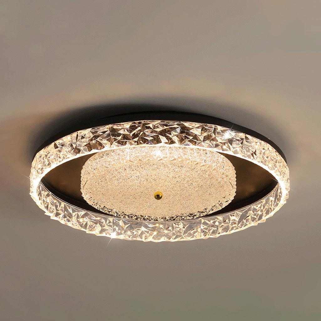 Lampa sufitowa z kryształem