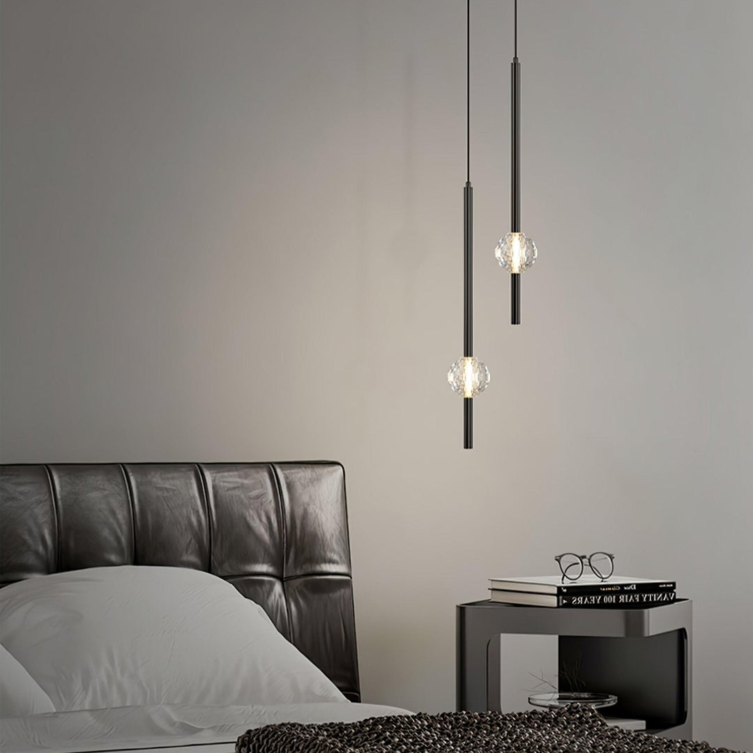 Kryształowa Lampa Wisząca LED