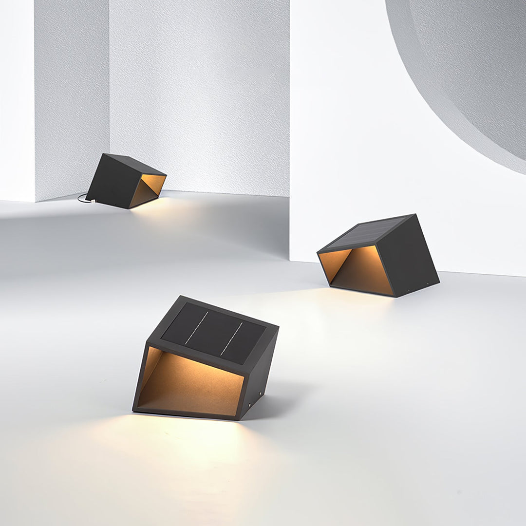 Kostka Ogrodowa Solarna Lampa Zewnętrzna