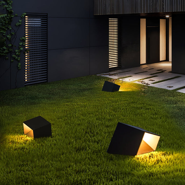 Kostka Ogrodowa Solarna Lampa Zewnętrzna