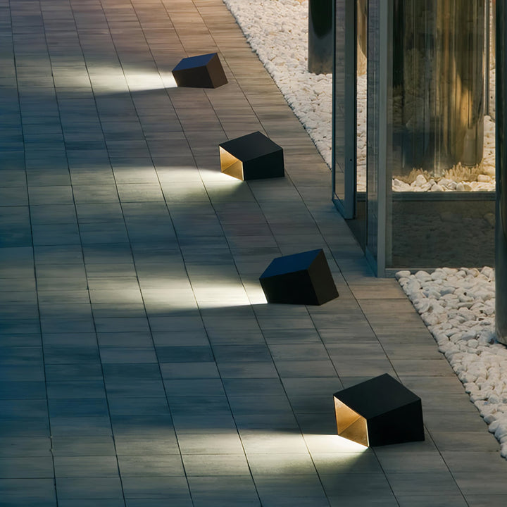 Kostka Ogrodowa Solarna Lampa Zewnętrzna