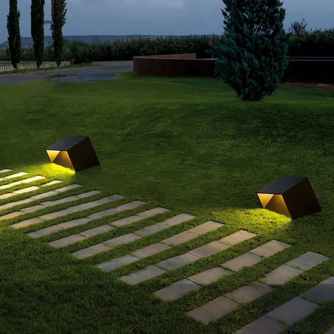 Kostka Ogrodowa Solarna Lampa Zewnętrzna