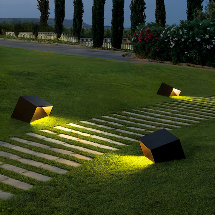 Kostka Ogrodowa Solarna Lampa Zewnętrzna