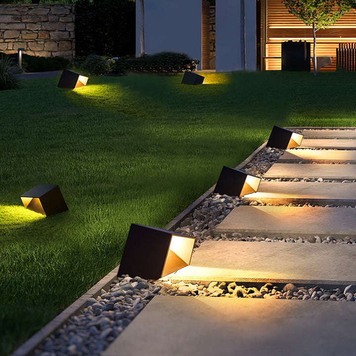 Kostka Ogrodowa Solarna Lampa Zewnętrzna