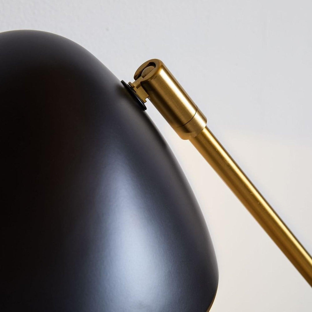 Krzywoliniowa Lampa Stołowa w Stylu Mid-Century