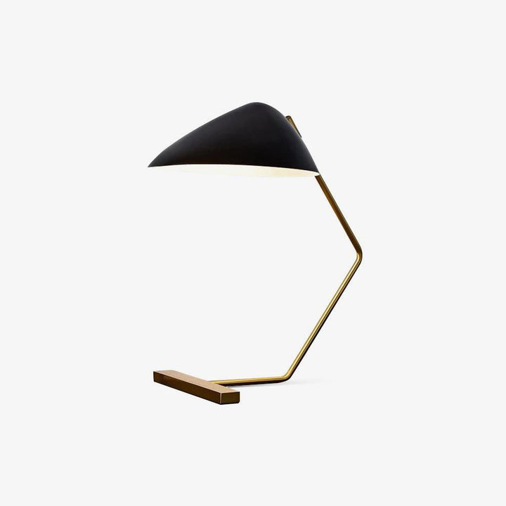 Krzywoliniowa Lampa Stołowa w Stylu Mid-Century