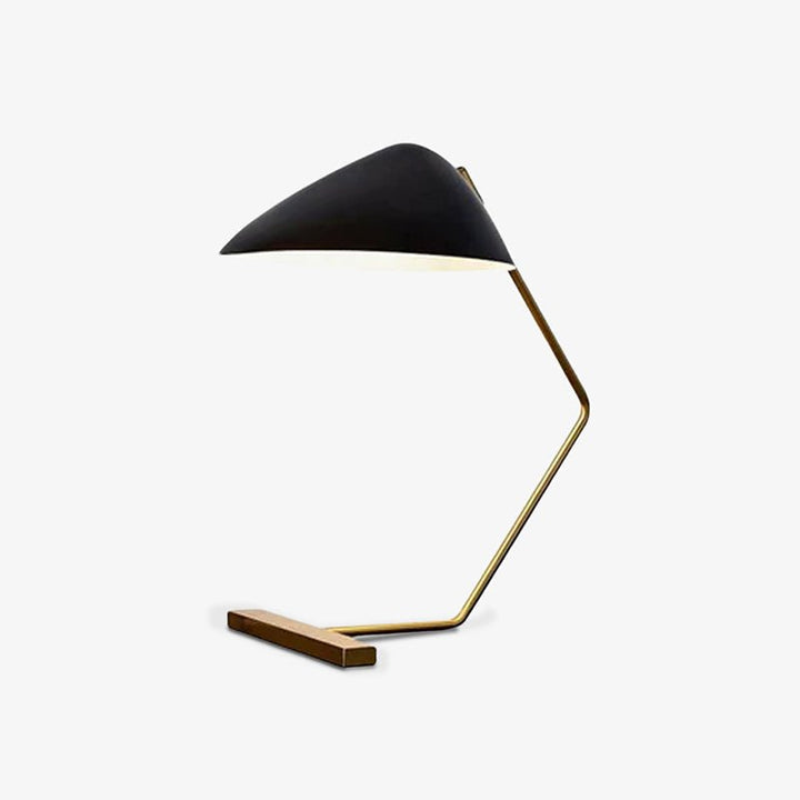 Krzywoliniowa Lampa Stołowa w Stylu Mid-Century