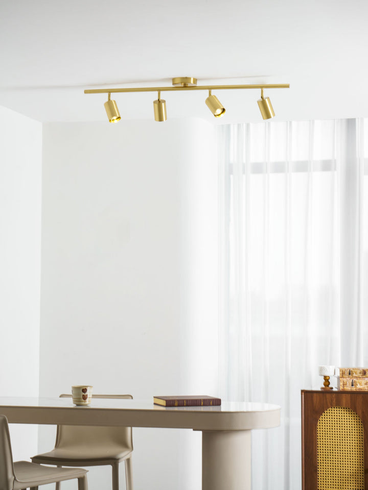 Lampa sufitowa z mosiądzu Cylinder Brass Series