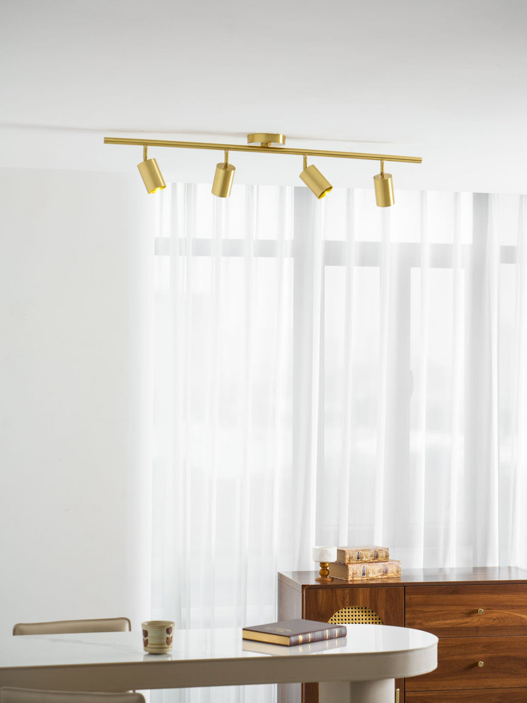 Lampa sufitowa z mosiądzu Cylinder Brass Series