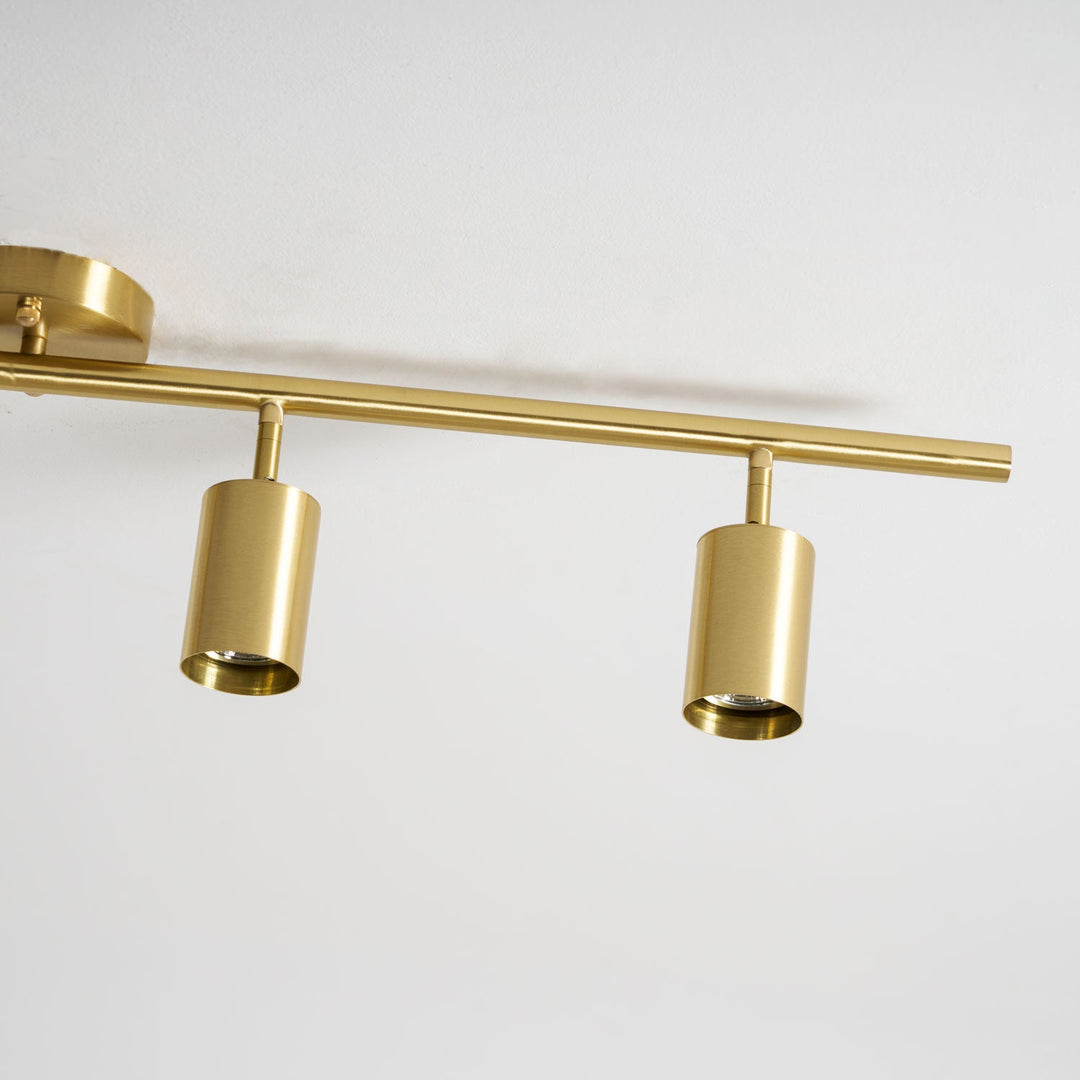 Lampa sufitowa z mosiądzu Cylinder Brass Series