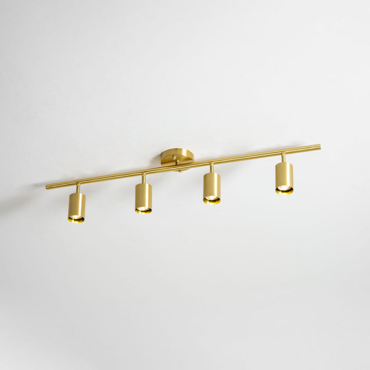 Lampa sufitowa z mosiądzu Cylinder Brass Series