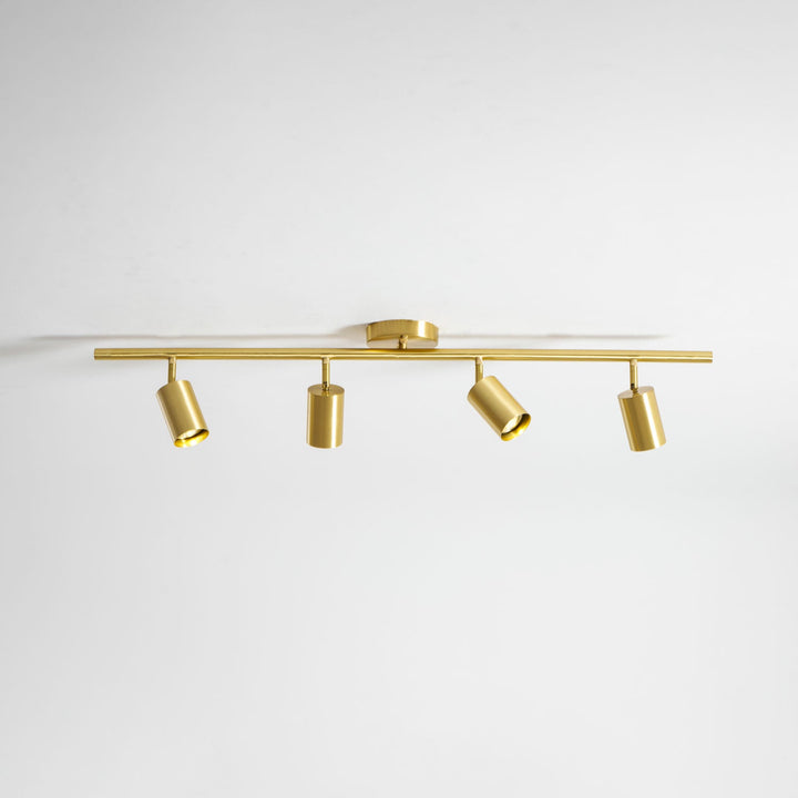Lampa sufitowa z mosiądzu Cylinder Brass Series