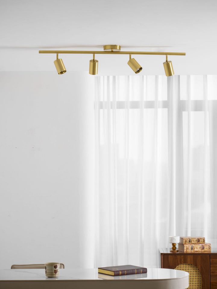 Lampa sufitowa z mosiądzu Cylinder Brass Series
