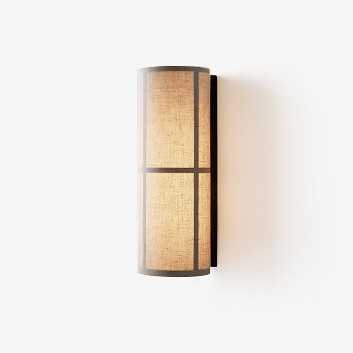 Lampa Ścienna z Tkaniny w Kształcie Cylindra