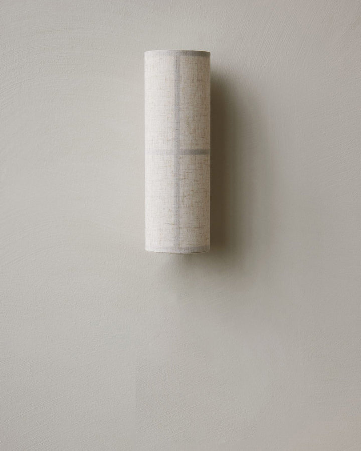 Lampa Ścienna z Tkaniny w Kształcie Cylindra