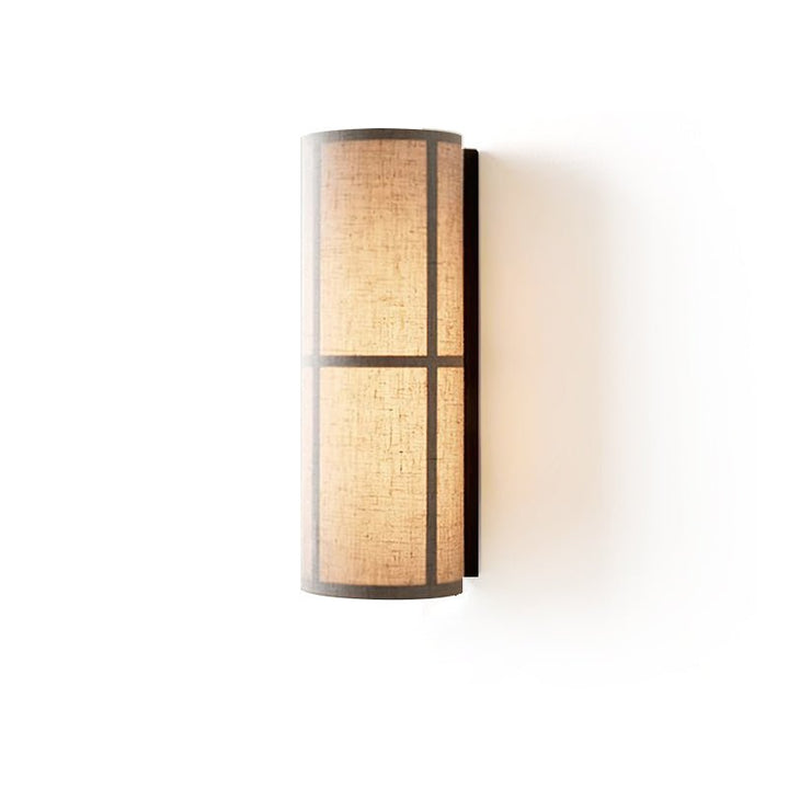Lampa Ścienna z Tkaniny w Kształcie Cylindra