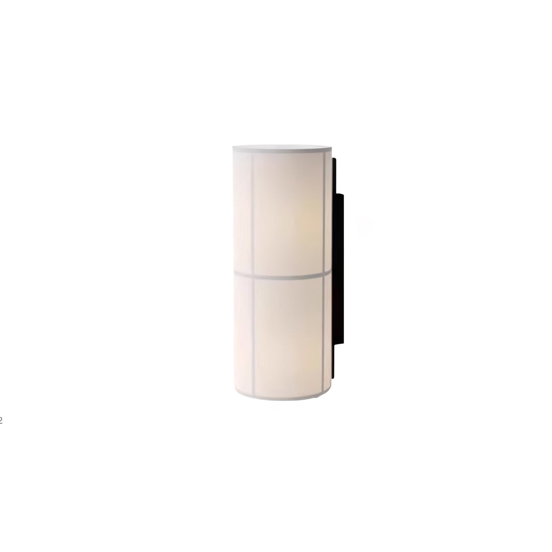 Lampa Ścienna z Tkaniny w Kształcie Cylindra