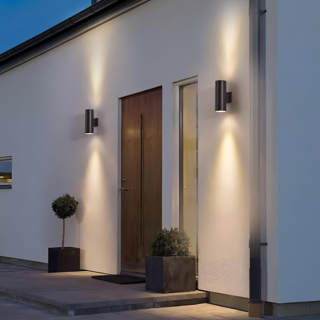 Cylindryczna Lampa Ścienna na Zewnątrz