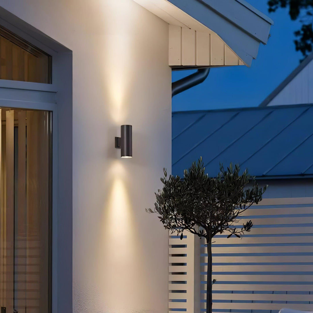Cylindryczna Lampa Ścienna na Zewnątrz