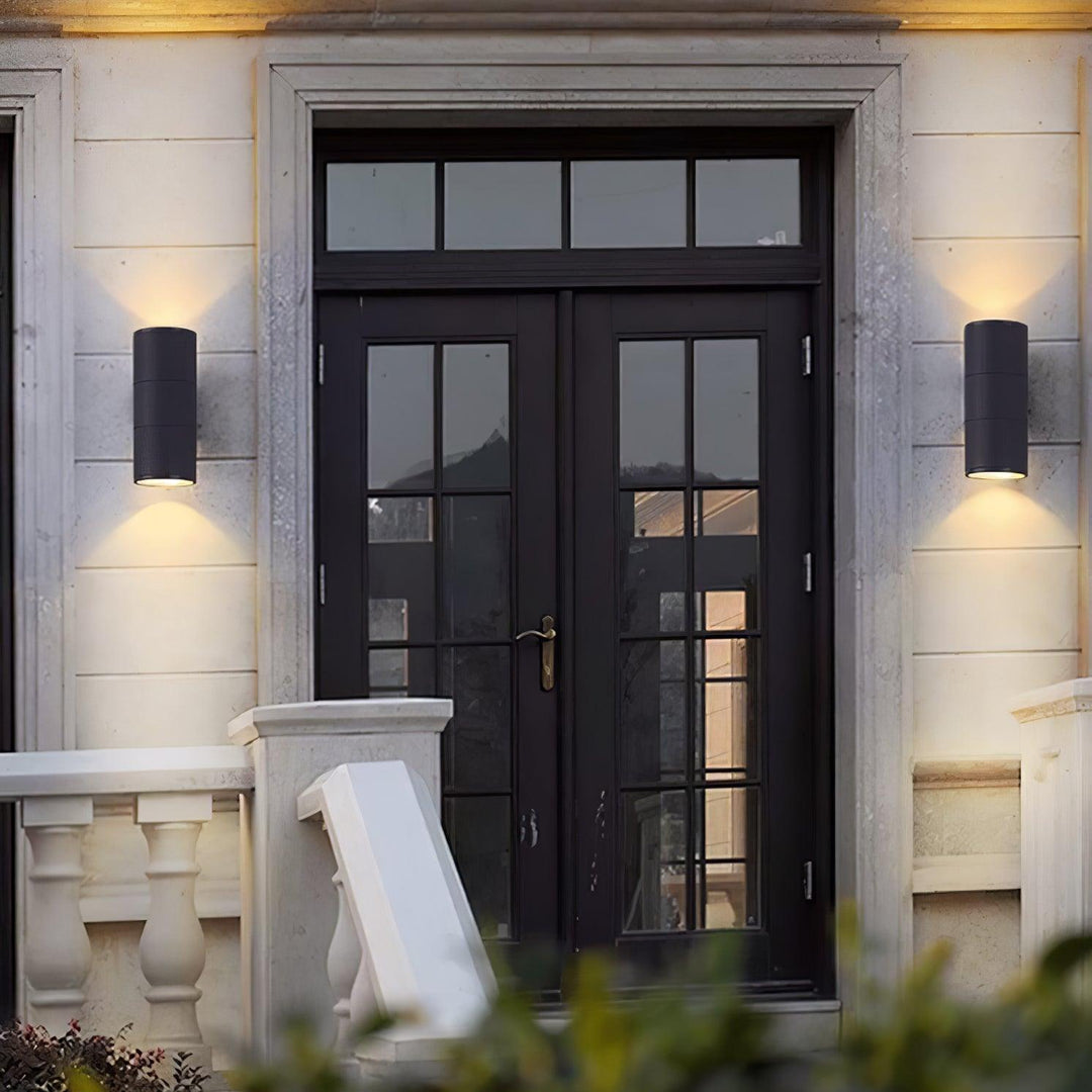 Cylindryczna Lampa Ścienna na Zewnątrz