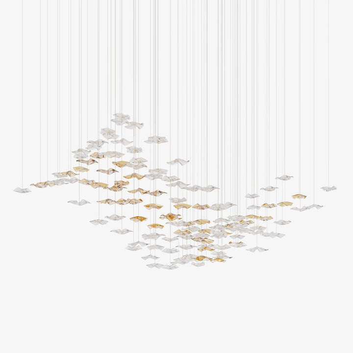 Lampa wisząca z szklanymi wisiorkami Tidal Art