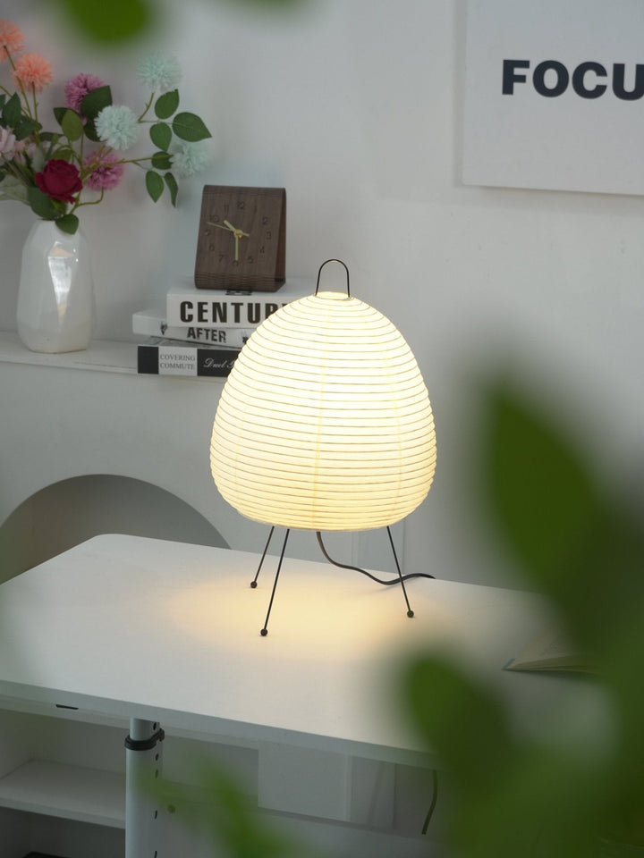 Japońska Lampa Stołowa z Latarenką