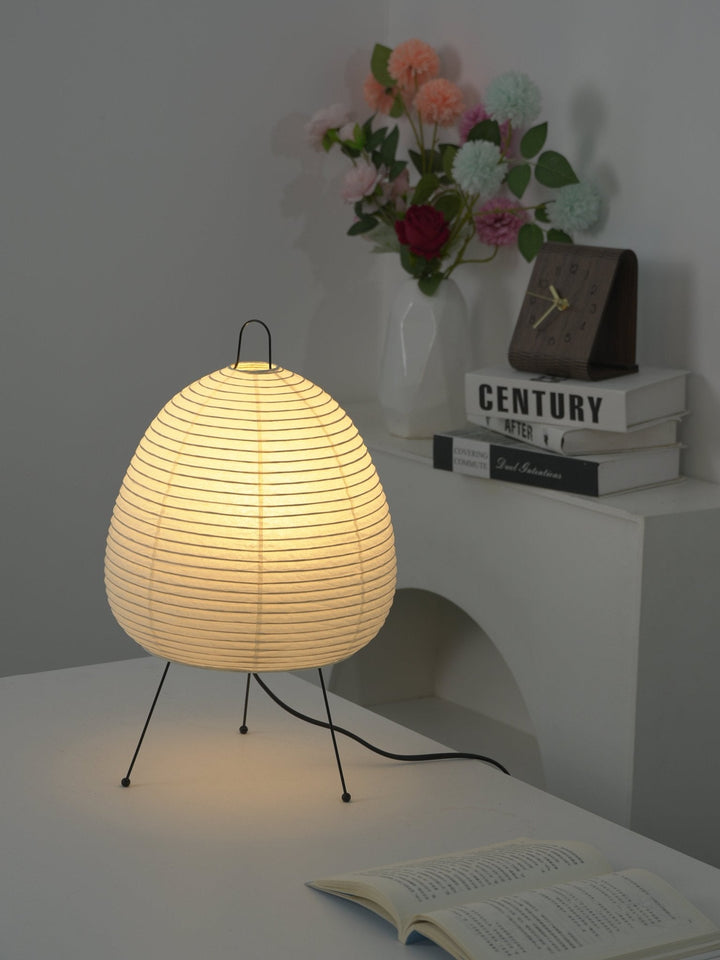 Japońska Lampa Stołowa z Latarenką