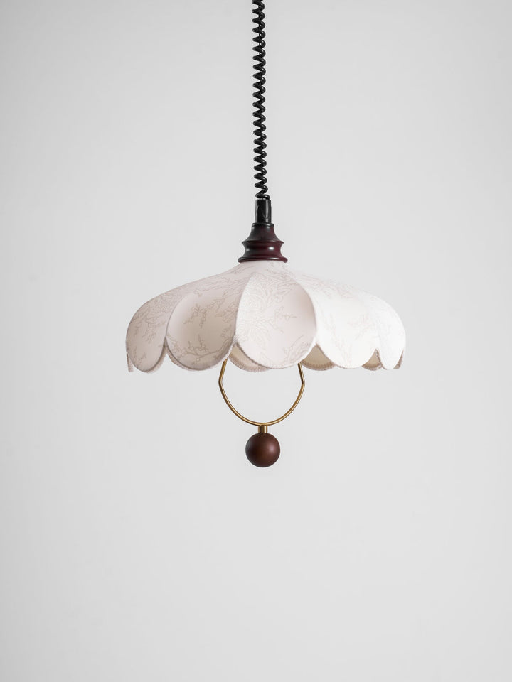 Lampa wisząca z tkaniny Lily