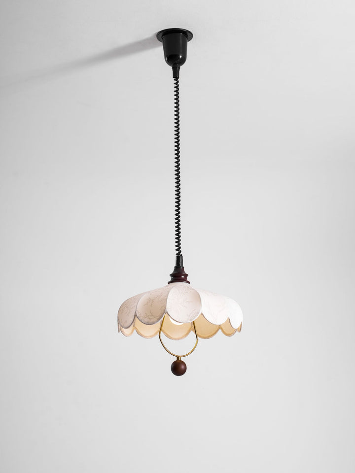 Lampa wisząca z tkaniny Lily