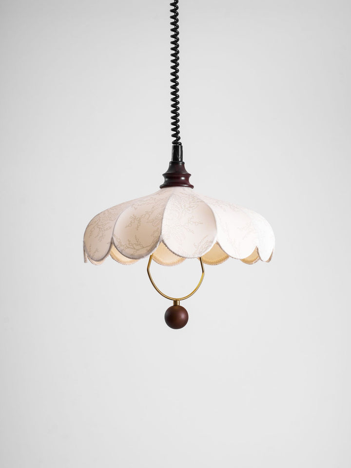Lampa wisząca z tkaniny Lily
