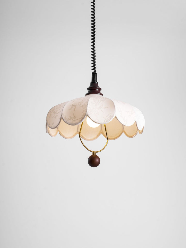 Lampa wisząca z tkaniny Lily