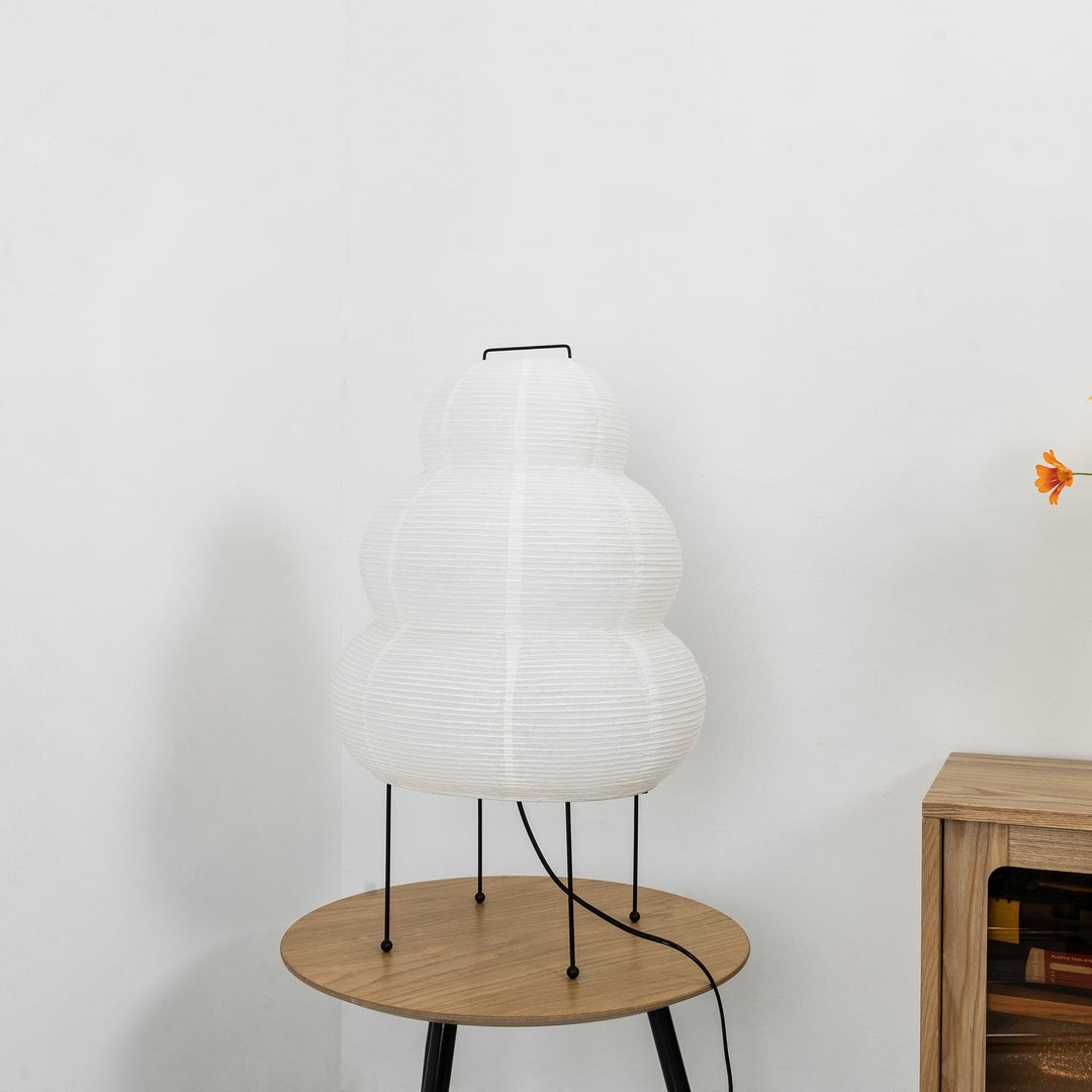 Japońska Lampa Stołowa z Latarenką