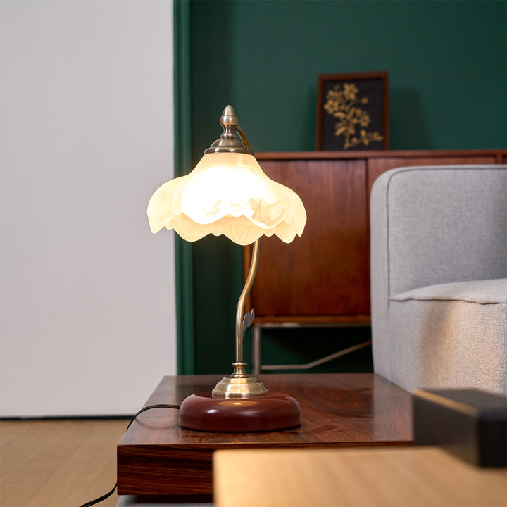 Lampa Stołowa Vintage Laiton