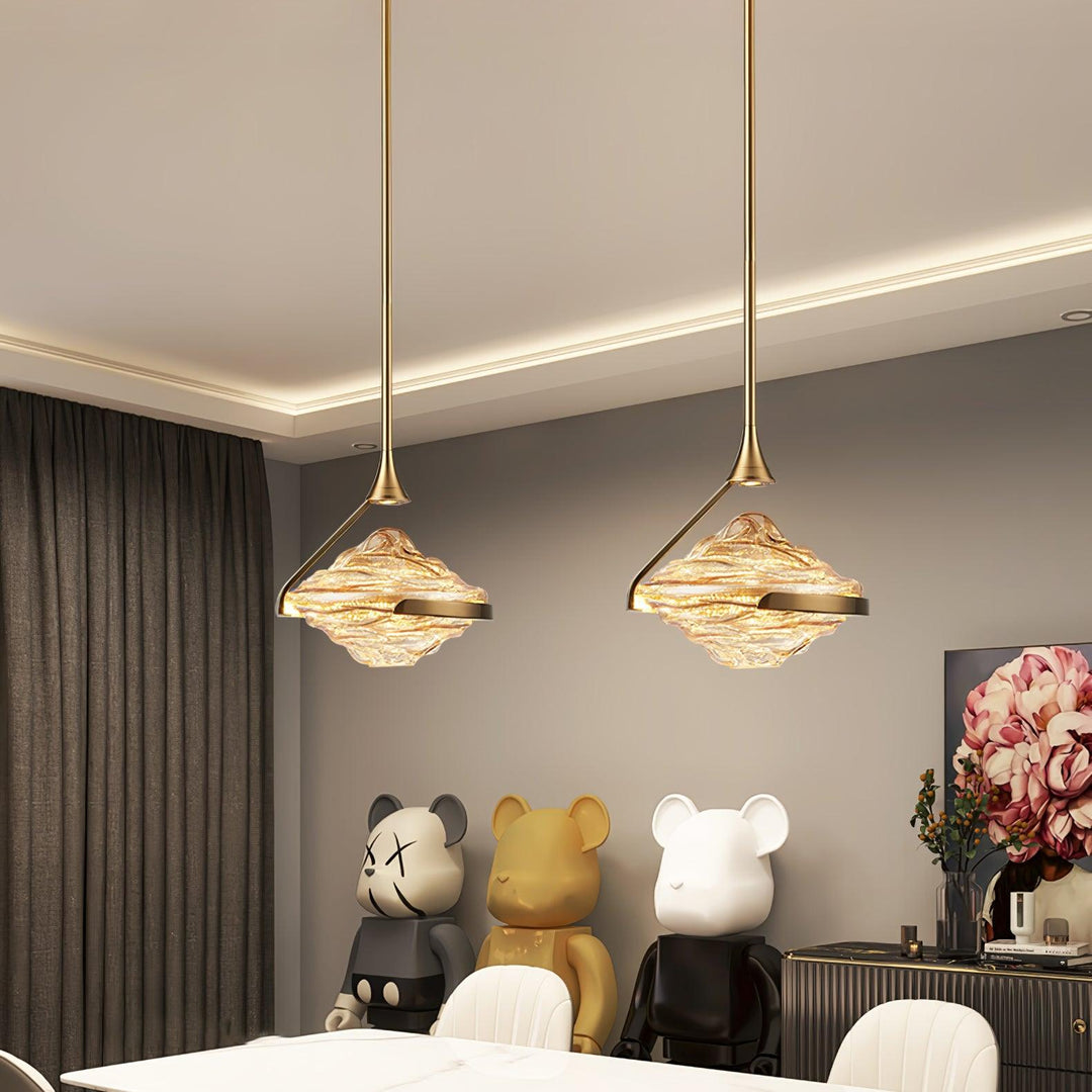 Lampa Wisząca Kryształowa Diamentowa