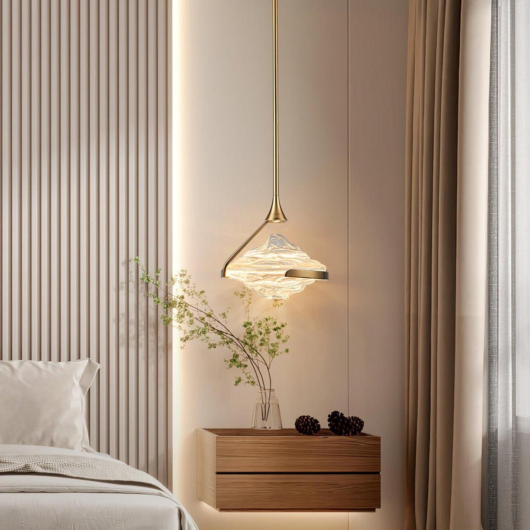 Lampa Wisząca Kryształowa Diamentowa