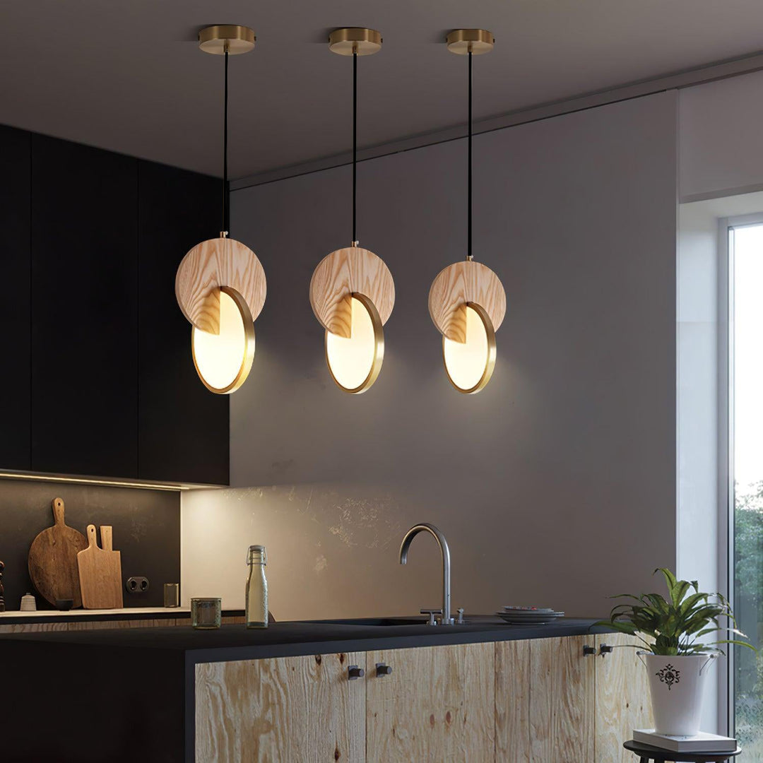 Lampa wisząca Double Disk
