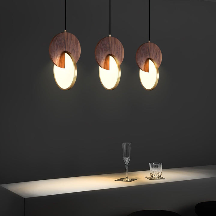 Lampa wisząca Double Disk