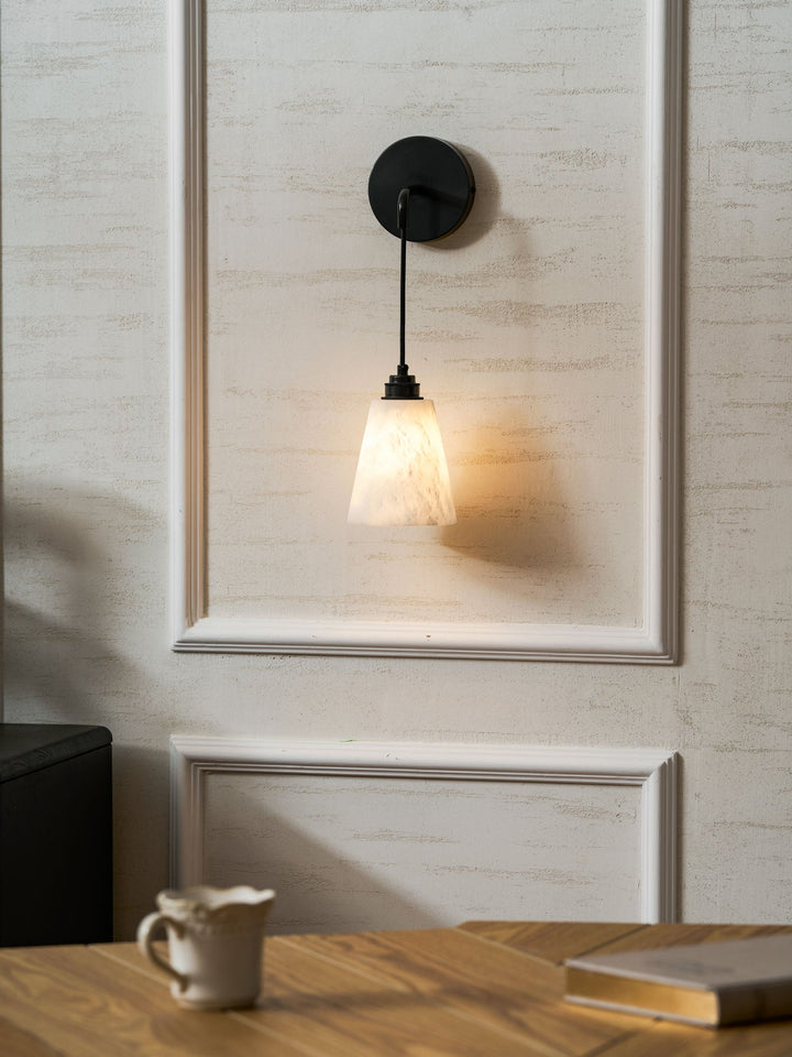 Lampa Ścienna Droplet Alabaster