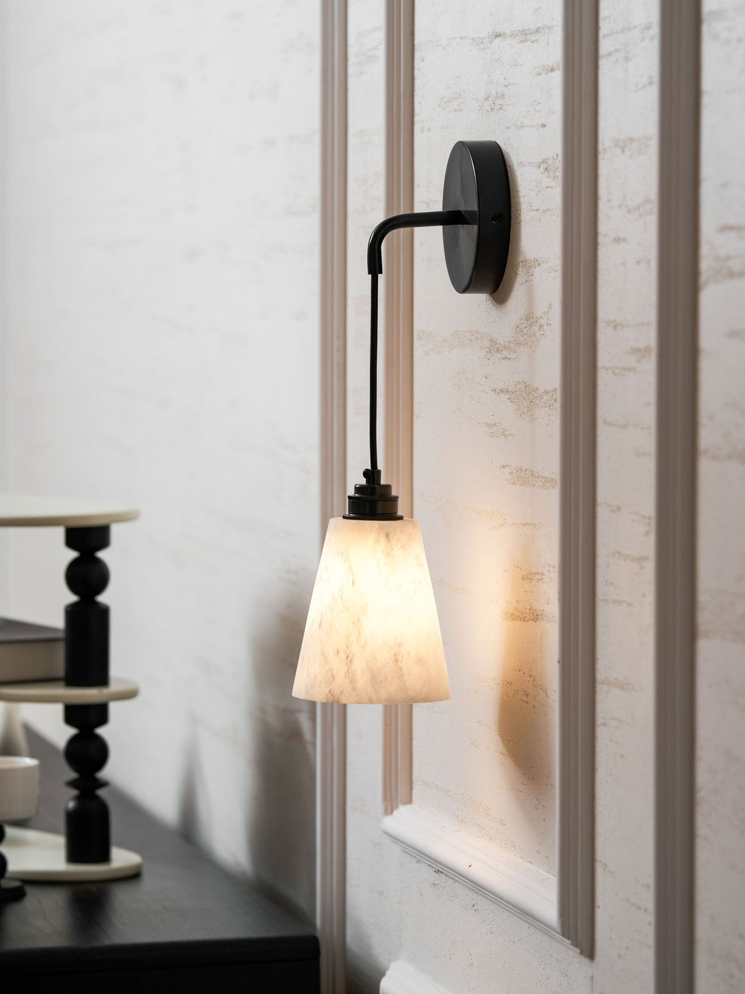 Lampa Ścienna Droplet Alabaster