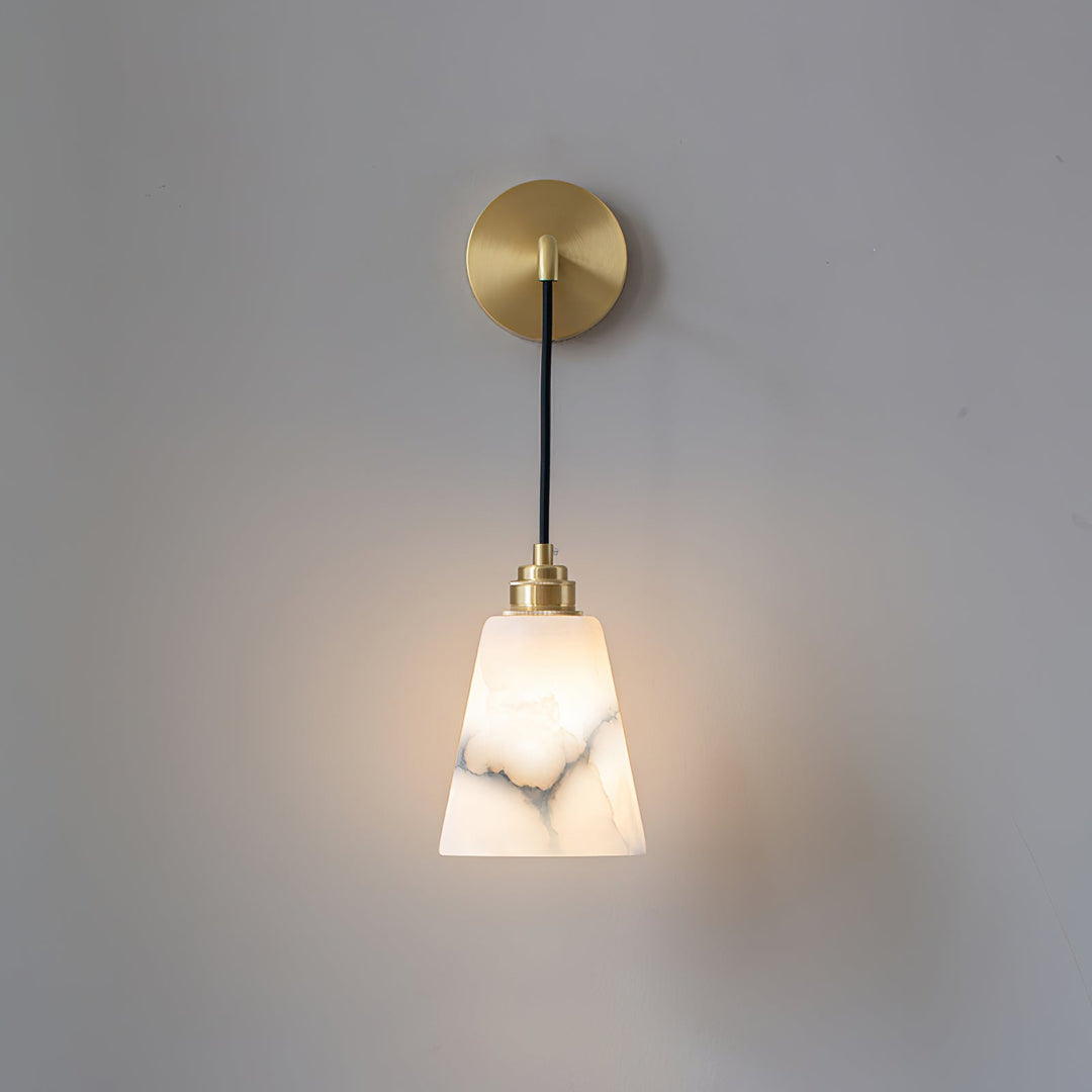 Lampa Ścienna Droplet Alabaster