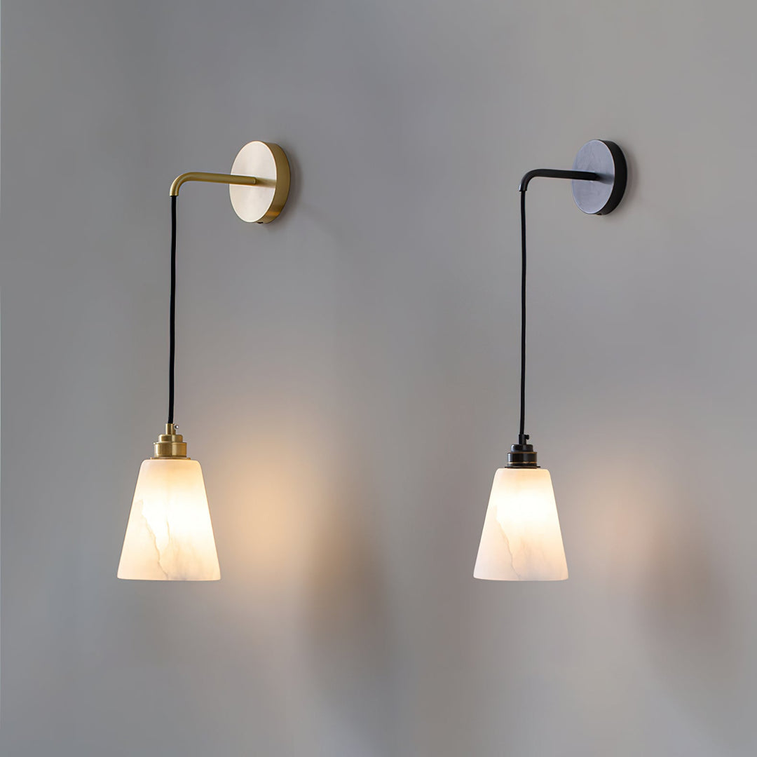 Lampa Ścienna Droplet Alabaster