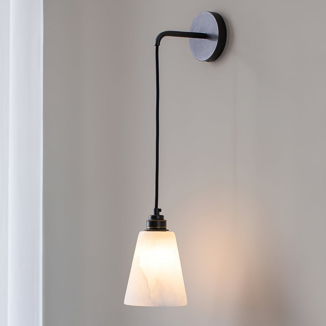 Lampa Ścienna Droplet Alabaster