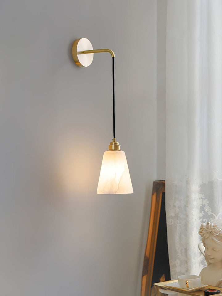 Lampa Ścienna Droplet Alabaster